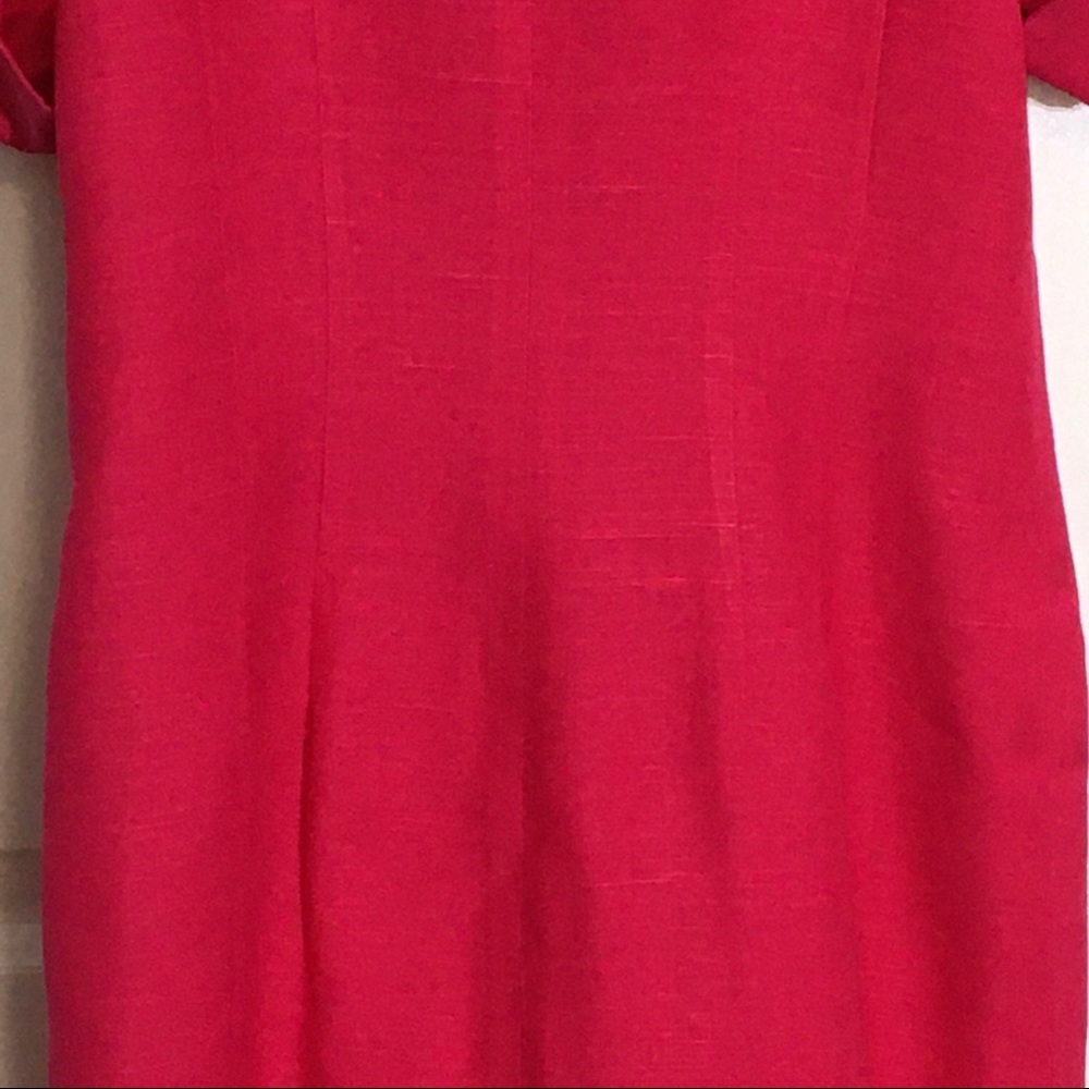 Vintage NIPON BOUTIQUE Short Sleeve Dress linen - Picture 8 of 16